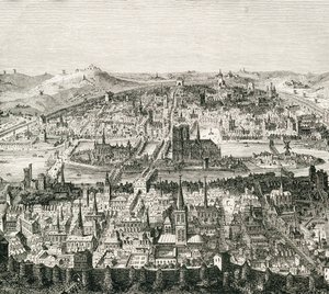 Parijs ca. 1610, 19e-eeuwse kopie van een 17e-eeuws manuscript, uit 